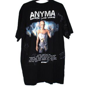 Anyma Mens 2XL EDM Rave DJ Sphere Last Vegas Concert 2025 T-Shirt NEW C1174